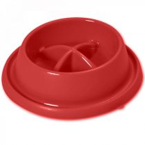 Миска Georplast Adagio Small для собак, пластик, 21.5×20.5×5.5 см, червона