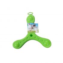 Іграшка фрісбі Georplast Elika літаюча для собак, 28×28×3 см, зелена