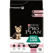 Сухий корм Purina ProPlan Puppy Small&Mini для цуцуценят малих порід з чутливою шкірою, з лососем, 3 кг