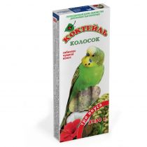 Ласощі Природа Коктейль Колосок для хвилястих папуг, гібіскус, чумиза, кокос, 90 г
