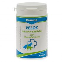 Добавка Canina Velox Gelenk-Energie з високим вмістом глюкозаміну для собак та котів, порошок, 125 г