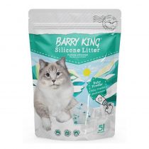 Силікагелевий наповнювач Barry King для котячого туалету, з ароматом дитячої пудри, 5 л