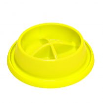 Миска Georplast Adagio Small для собак, пластик, 21.5×20.5×5.5 см, жовта