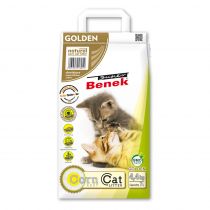 Кукурудзяний наповнювач Super Benek Gold Corn для котячого туалету, без аромату, 7 л