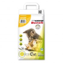 Кукурузный наполнитель Super Benek Corn для кошачьего туалета, без аромата, 14 л