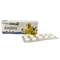 Таблетки AnimAll VetLine AntiSex для собак і котів, 10 таб