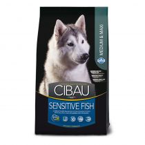 Сухий корм Farmina Cibau Sensitive Adult для середніх та великих собак із чутливим травленням, риба, 2.5 кг