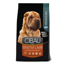 Сухий корм Farmina Cibau Sensitive Adult для середніх та великих собак з чутливим травленням, ягня, 2.5 кг