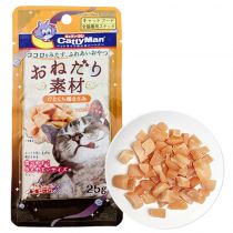 Ласощі CattyMan Chicken Meat для котів, шматочки м'яса курки, 25 г