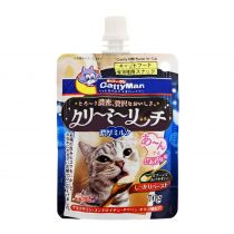 Рідкі ласощі CattyMan Creamy Milk для котів, вершкове пюре з молоком, 70 г