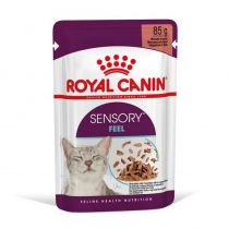 Вологий корм Royal Canin Sensory Feel Gravy для вибагливих котів, шматочки в соусі, 85 г