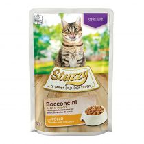 Вологий корм Mister Stuzzy Cat Sterilized Chicken з куркою в соусі, для стерилізованих кішок, 85 г