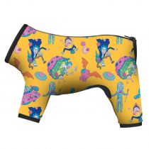 Дощовик Waudog Clothes для собак, малюнок "Рік і Морті 3", M47, 69-72/47-50 см