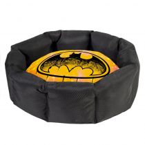 Лежанка Waudog Relax для собак, розмір M, зі змінною подушкою, малюнок "Бетмен 1", 52×42×19 см