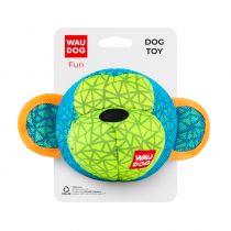 Іграшка Waudog Fun Мавпа для собак, 16×10 см, блакитна