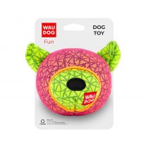 Іграшка Waudog Fun Ведмедик для собак, 20×14 см, рожева