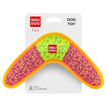 Іграшка Waudog Fun Бумеранг для собак, 24×14 см, рожева