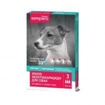 Краплі Vitomax Sempero протипаразитарні для собак, 0.5 мл, 1 піпетка