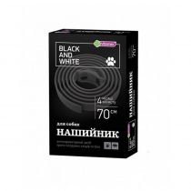 Нашийник Vitomax Black&White протипаразитарний, для собак, чорний, 70 см