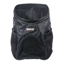 Рюкзак-переноска AnimAll для собак і котів, нейлон, чорний, 31×25×35 см