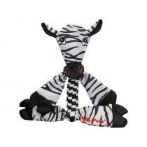 Іграшка-пищалка Jolly Pets для собак, зебра, нейлон, 15×55×4 см