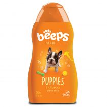 Шампунь Beeps Puppies для цуценят, з молочним протеїном та ароматом дитячої присипки, 502 мл