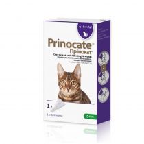 Краплі від бліх і паразитів KRKA Prinocate для котів вагою 4-8 кг, 0.8 мл, ціна за 1 піпетку