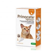 Краплі від бліх і паразитів KRKA Prinocate для котів вагою до 4 кг, 0.4 мл, ціна за 1 піпетку