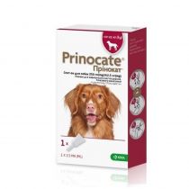 Краплі від бліх та паразитів KRKA Prinocate для собак вагою 10-25 кг, 2.5 мл, ціна за 1 піпетку