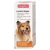 Мультивитаминная добавка Beaphar Laveta Super для шерсти собак, 50 мл