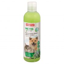 Шампунь Beaphar Veto Pure Shampoo от блох, клещей и комаров для собак и кошек, био натуральный, 250 мл