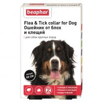 Нашийник Beaphar Flea&Tick Collar for Dog від бліх та кліщів для собак великих порід, чорний, 85 см