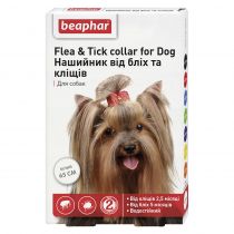 Нашийник Beaphar Flea&Tick Collar for Dog від бліх та кліщів для собак, білий, 65 см
