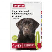 Нашийник Beaphar Ungezieferband від бліх та кліщів для собак, салатовий, 65 см