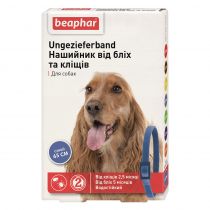 Нашийник Beaphar Ungezieferband від бліх та кліщів для собак, синій, 65 см