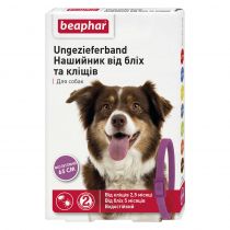 Нашийник Beaphar Ungezieferband від бліх та кліщів для собак, фіолетовий, 65 см
