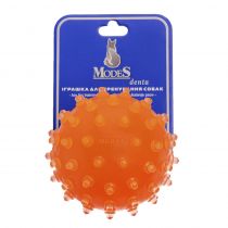 Іграшка Modes Denta м'яч міна для собак, розмір M, 7.5 см, помаранчевий