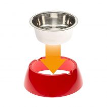 Ferplast Jolie Medium Red Bowl металева миска для собак і кішок, 20 см