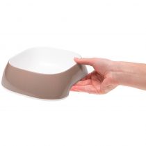 Ferplast Glam Small Dove Grey Bowl пластикова миска для собак і кішок сіра, 400 мл