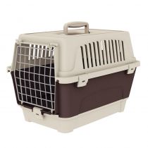 Переноска Ferplast Carrier Atlas 10 Organizer для котів і собак, біло-синя, 48×33.2×33.6 см