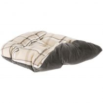 Лежак з двосторонньою подушкою Ferplast Charles 70 Bedding Brown для котів і собак, 68×47×25 см