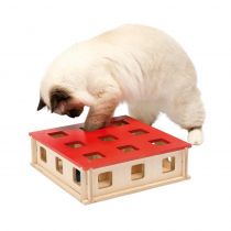 Іграшка Magic Box для кішок з дерева, 27x27x8,5 см