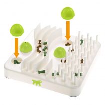 Іграшка Explorer Toy For Cat для кішок і собак з місцями для сухого корму, 30x30x8 см