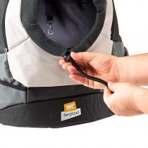 Рюкзак-переноска Ferplast Kangoo Small Grey Backpack для дрібних собак, сіра, 37×16×36.5 см