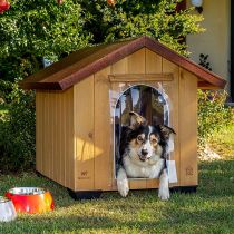 Дерев'яна будка Ferplast Domus Small для собак, 61x74,5x55 см