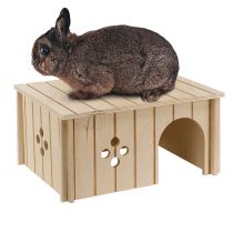 Дерев'яний будиночок Ferplast Sin 4646 Wood House Rabbit для дрібних тварин