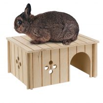 Дерев'яний будиночок Ferplast Sin 4647 L Wodden House Rabbit для дрібних тварин