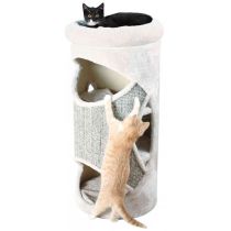 Дряпки-вежа Trixie Gracia для котів, 85х38 см, світло-сіра