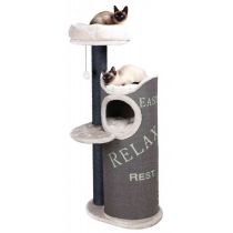 Ігровий комплекс Trixie Juana з будиночком-вежа, для котів, 46х57х134 см, сірий