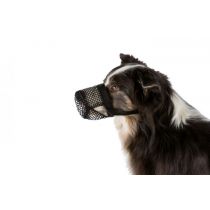Намордник Trixie для собак, розмір XS, поліестер, чорний, 18-26×14 см